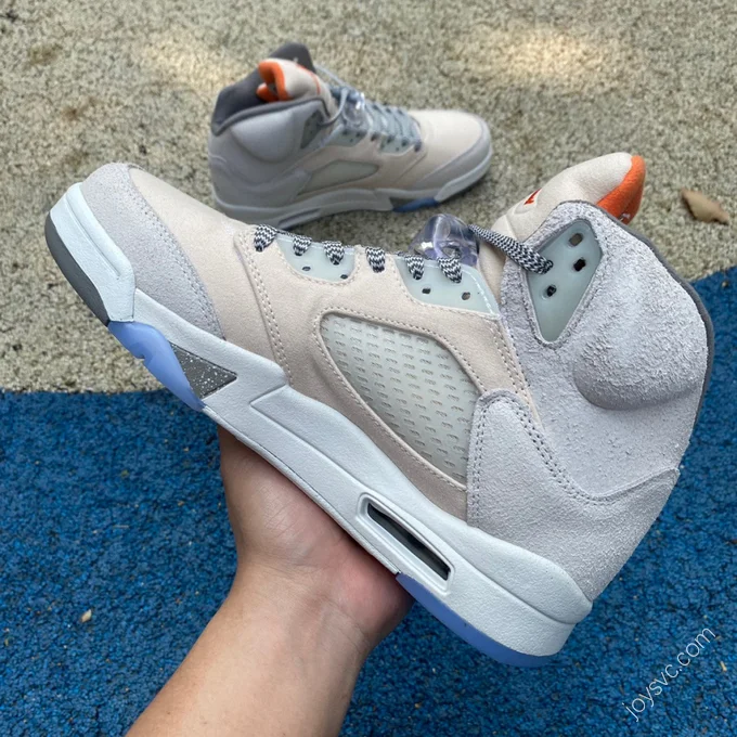 Air Jordan 5 SE Craft Crystal Sole Beige Canvas Orange FD9222-180