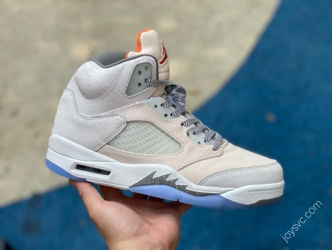 Air Jordan 5 SE Craft Crystal Sole Beige Canvas Orange FD9222-180