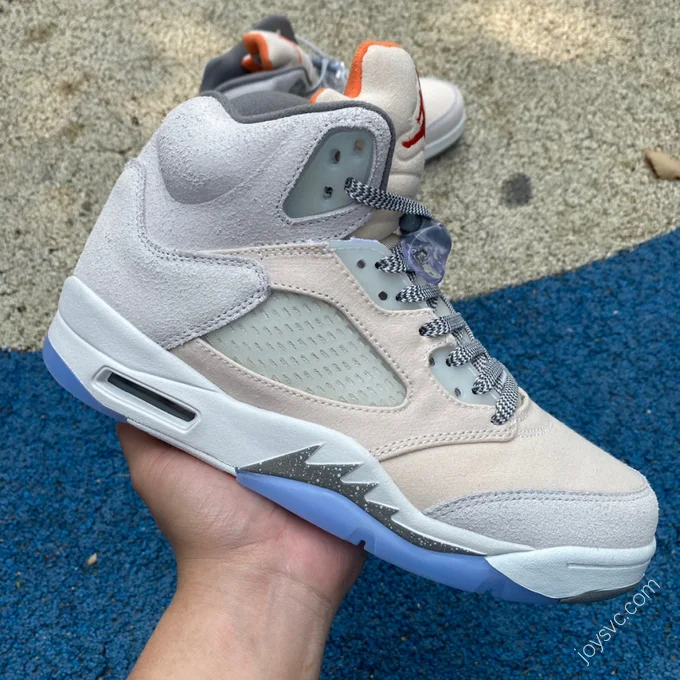 Air Jordan 5 SE Craft Crystal Sole Beige Canvas Orange FD9222-180