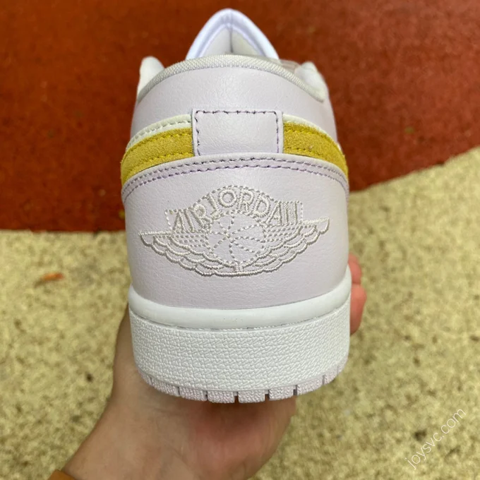 Air Jordan 1 Low White Purple Sneakers DC0774-501