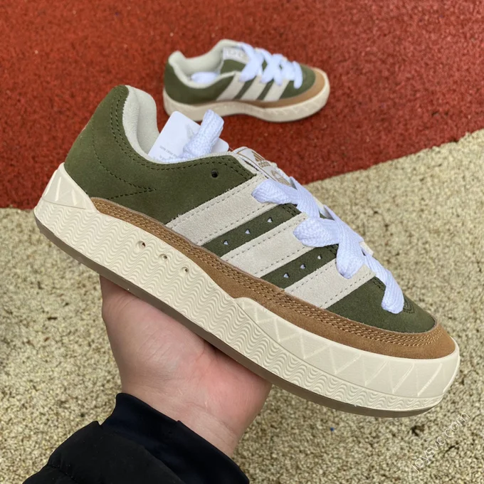 Human Made x Adidas Adimatic Green Brown HP9914