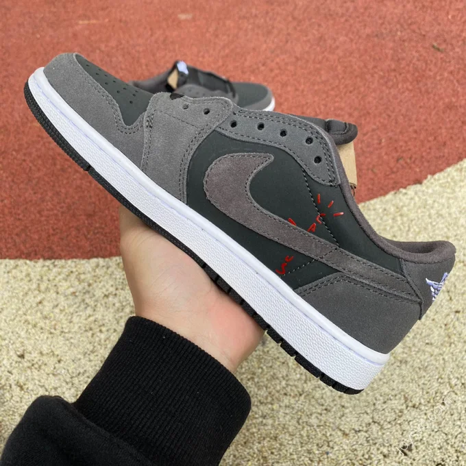 Travis Scott x Air Jordan 1 Low Charcoal Gray CQ4277-003