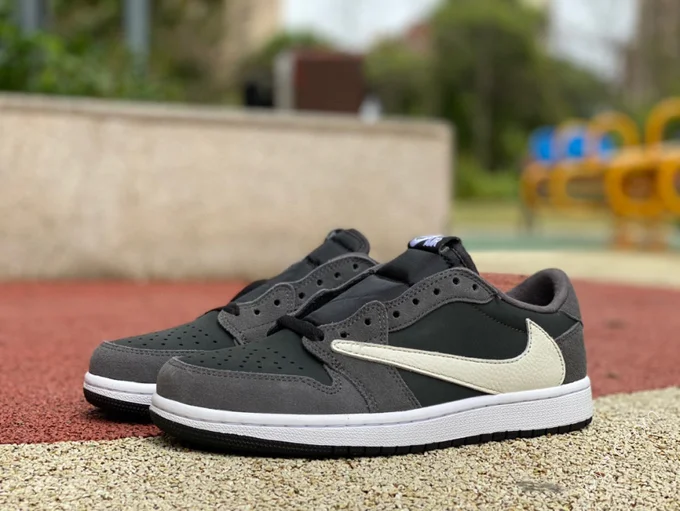 Travis Scott x Air Jordan 1 Low Charcoal Gray CQ4277-003