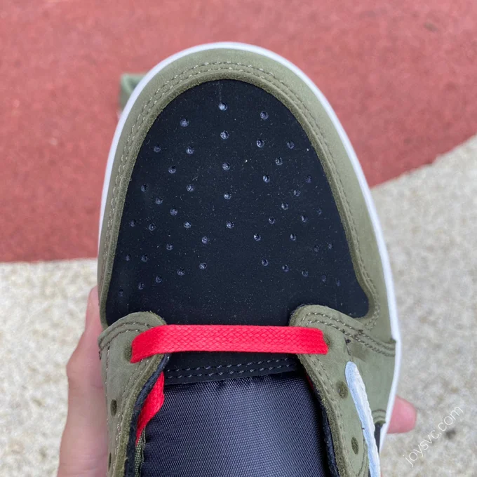 Travis Scott x Air Jordan 1 Low Black Green CQ4277-008