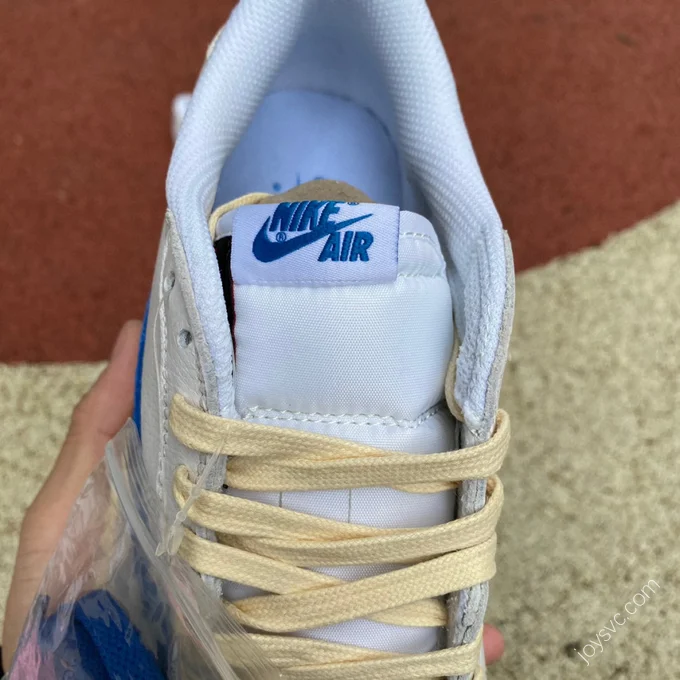 Travis Scott x Air Jordan 1 Low White Blue DO7097-100