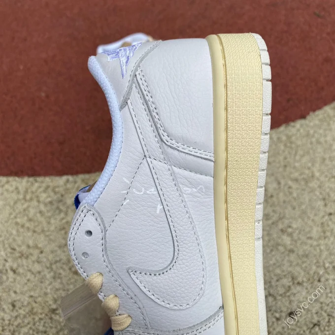 Travis Scott x Air Jordan 1 Low White Blue DO7097-100