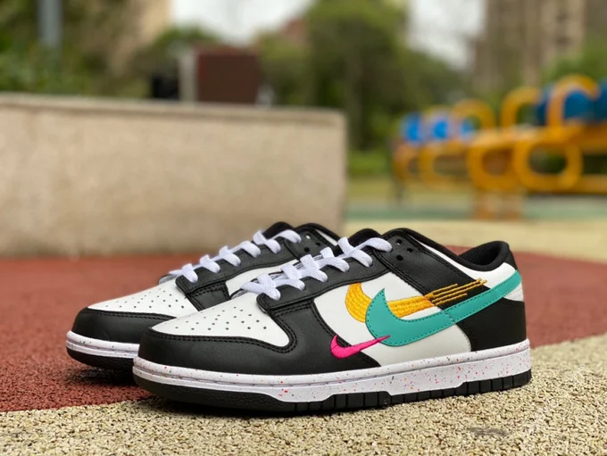 Nike Dunk Low Multi Black Multicolor FD4623-131