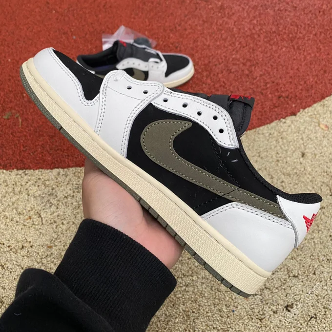 Travis Scott x Air Jordan 1 Low Olive Green DZ4137-10