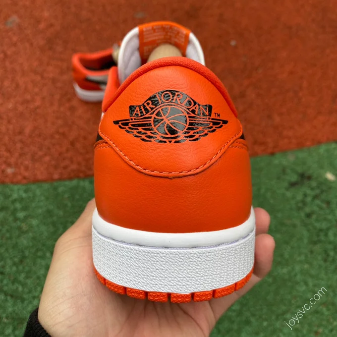 Air Jordan 1 Low White Orange Sneakers CZ0790-801