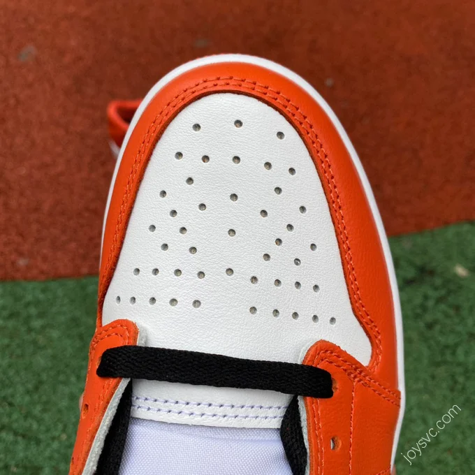 Air Jordan 1 Low White Orange Sneakers CZ0790-801