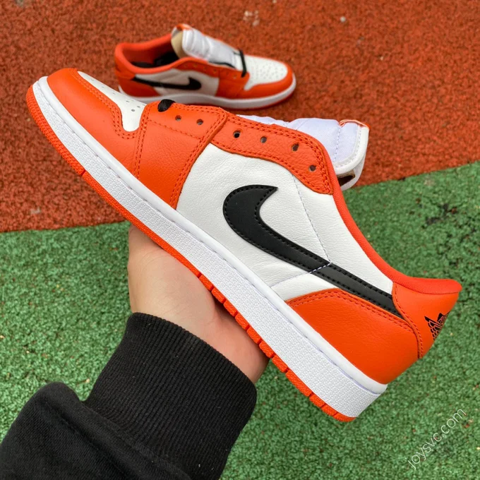 Air Jordan 1 Low White Orange Sneakers CZ0790-801