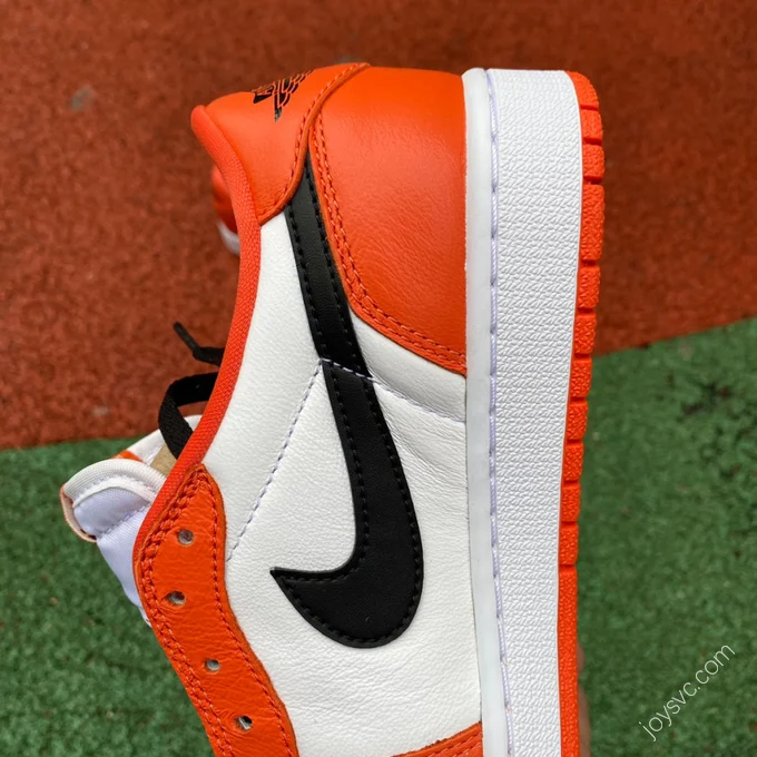 Air Jordan 1 Low White Orange Sneakers CZ0790-801