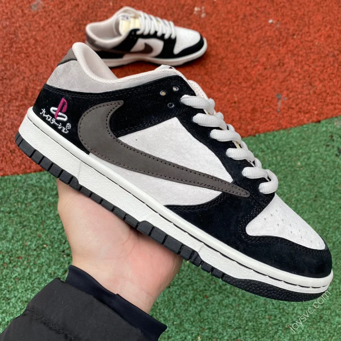 Travis Scott x Playstation x Nike SB Dunk Low Black Grey CU1726