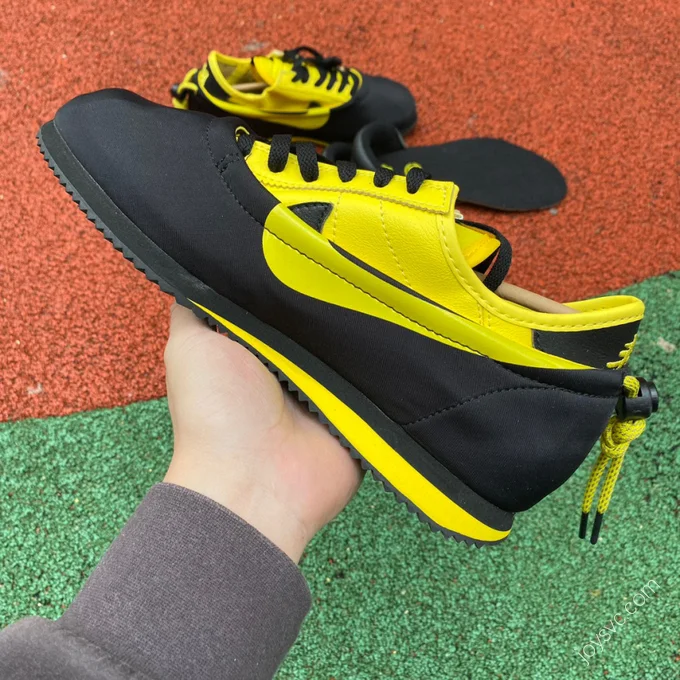 CLOT x Nike Cortez Black Yellow DZ3239-001