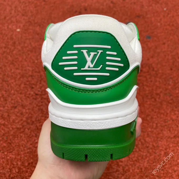 LOUIS VUITTON Trainer Maxi White Green