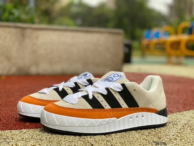 NEIGHBORHOOD x Adidas Adimatic Orange Beige hp9916