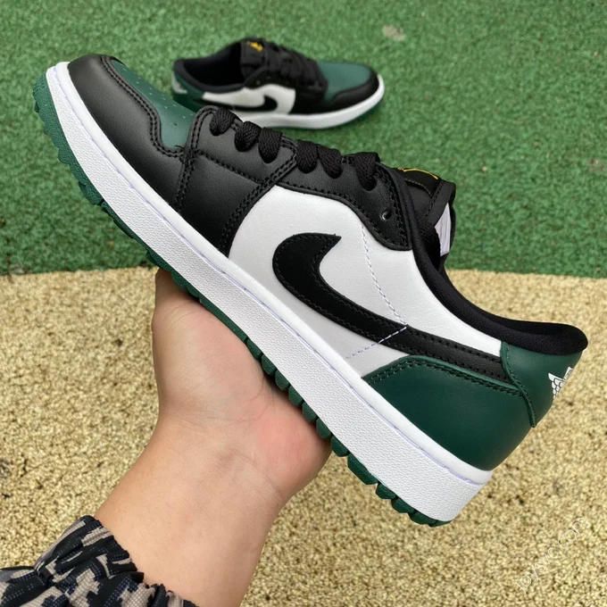 Air Jordan 1 Low Golf Black White Green DD9315-107