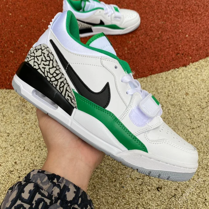 Air Jordan Legacy 312 White Green Low Women's Basketball Shoe FN3407-101