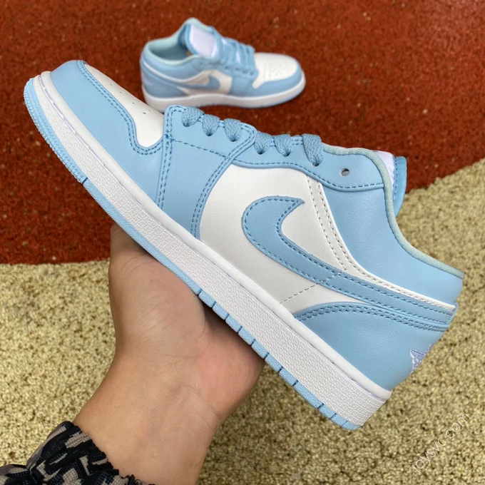 Air Jordan 1 Low Blue White Sneakers DC0774-141