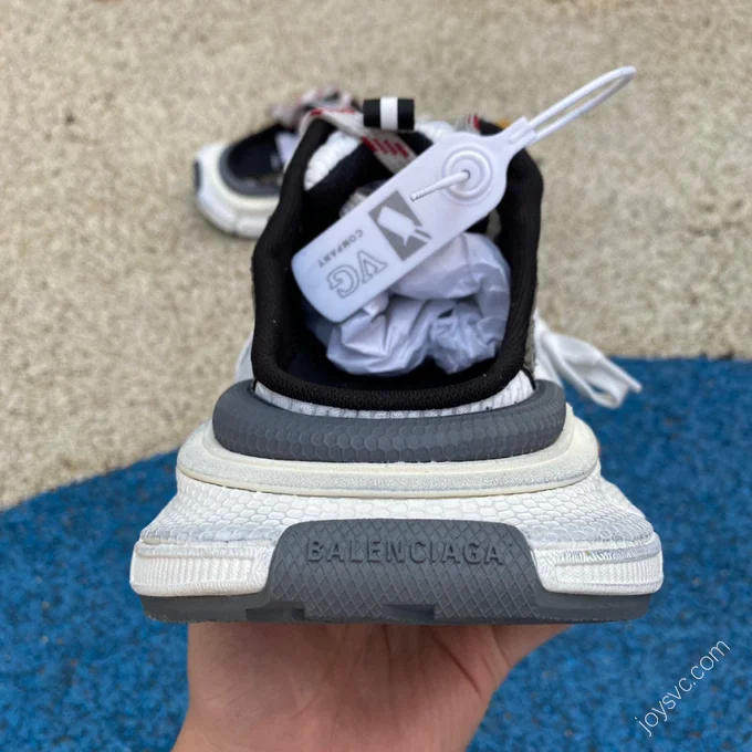 Balenciaga 3XL Mule Silver White