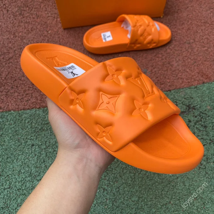 LOUIS VUITTON WATERFRONT Slides Orange