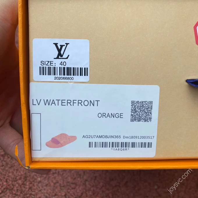 LOUIS VUITTON WATERFRONT Slides Orange