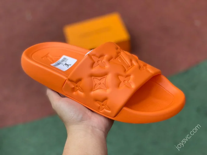 LOUIS VUITTON WATERFRONT Slides Orange