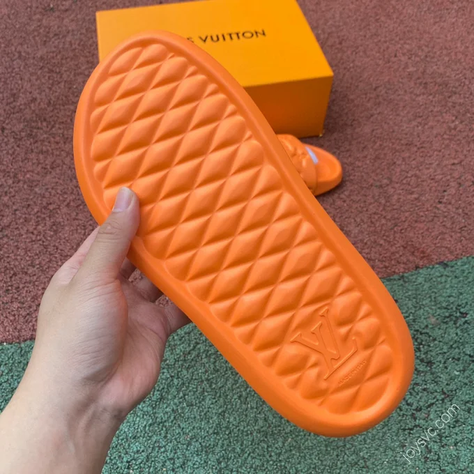 LOUIS VUITTON WATERFRONT Slides Orange