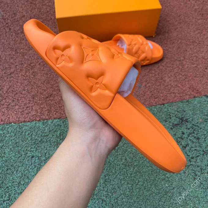 LOUIS VUITTON WATERFRONT Slides Orange