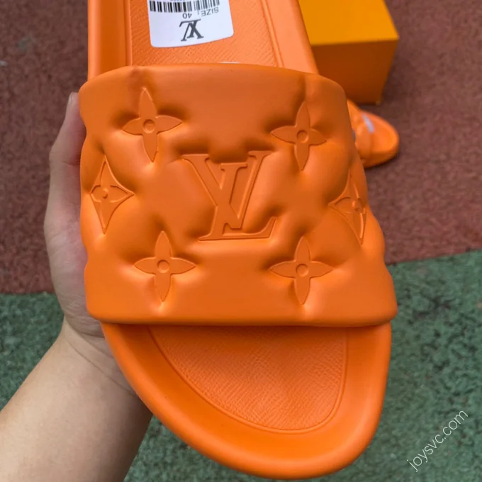 LOUIS VUITTON WATERFRONT Slides Orange