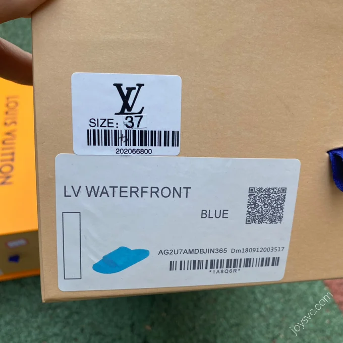 LOUIS VUITTON WATERFRONT Slides Blue