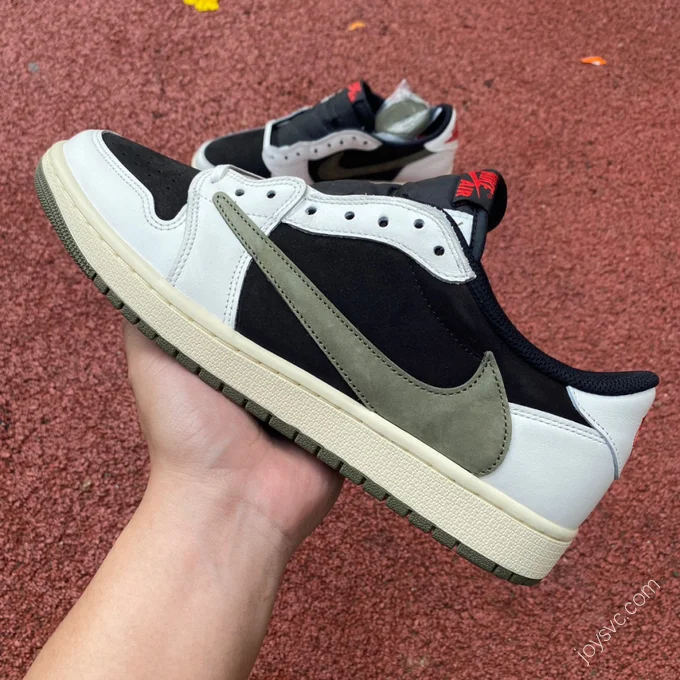 Travis Scott x Air Jordan 1 Low Olive Green LC DZ4137-106