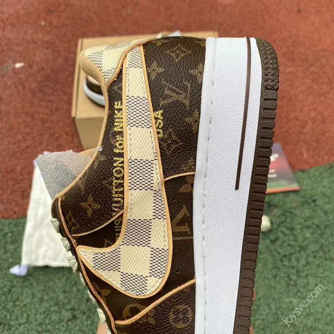 Louis Vuitton x Nike Air Force 1 Brown