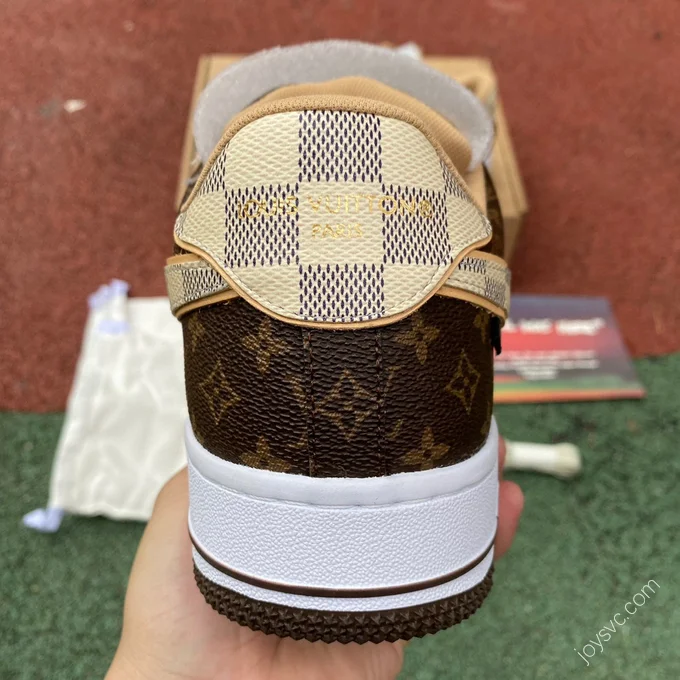 Louis Vuitton x Nike Air Force 1 Brown