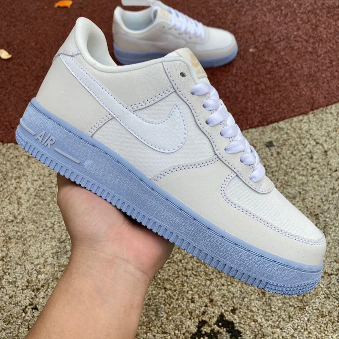 Nike Air Force 1 '07 LV8 Salt Lake City White Grey Sneakers DV0787-100