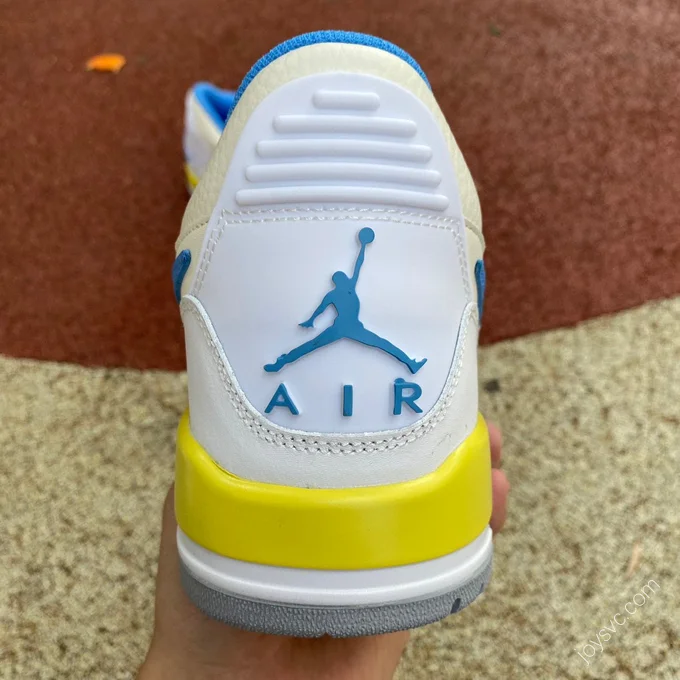 Air Jordan 3 Retro White Blue Yellow Sneaker 923096-101