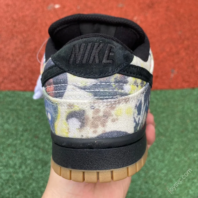 Nike Dunk x Supreme Black Multicolor Collaboration FD8788-001