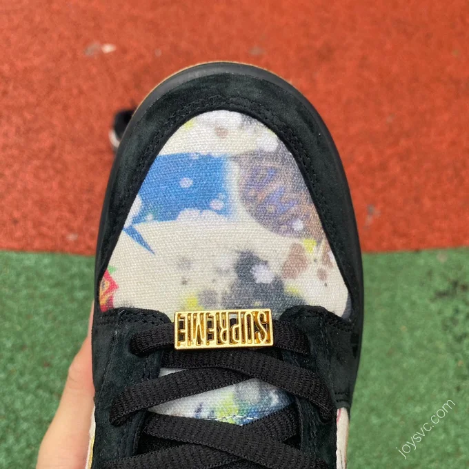 Nike Dunk x Supreme Black Multicolor Collaboration FD8788-001