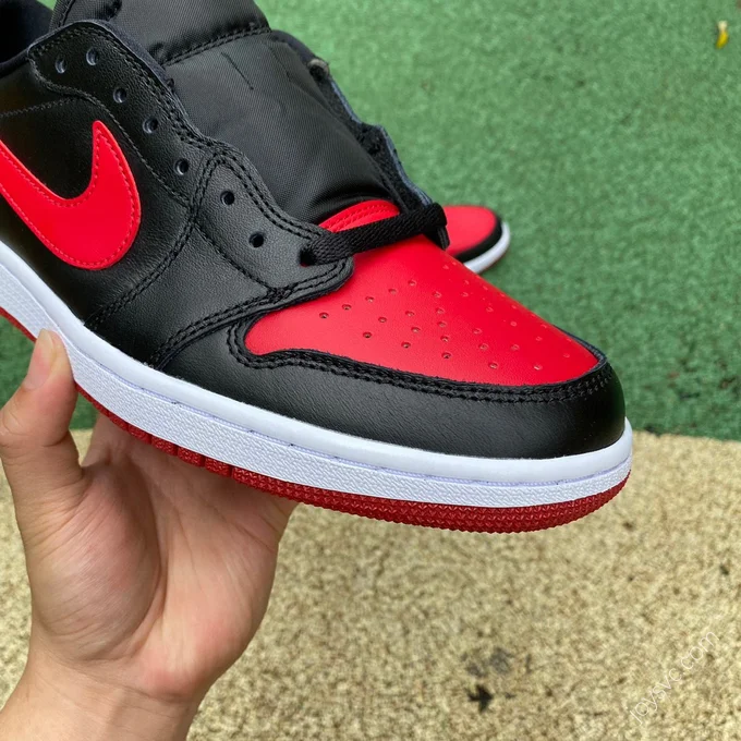 Air Jordan 1 Bred Low OG Black Red 705329-001