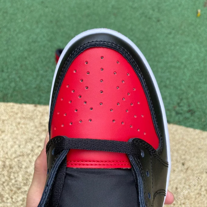 Air Jordan 1 Bred Low OG Black Red 705329-001