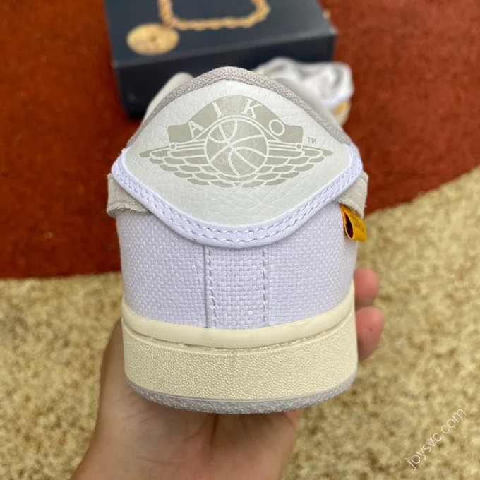 Union LA x Air Jordan 1 KO Low White Grey Sneakers DO8912-101