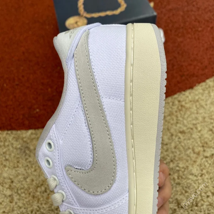 Union LA x Air Jordan 1 KO Low White Grey Sneakers DO8912-101