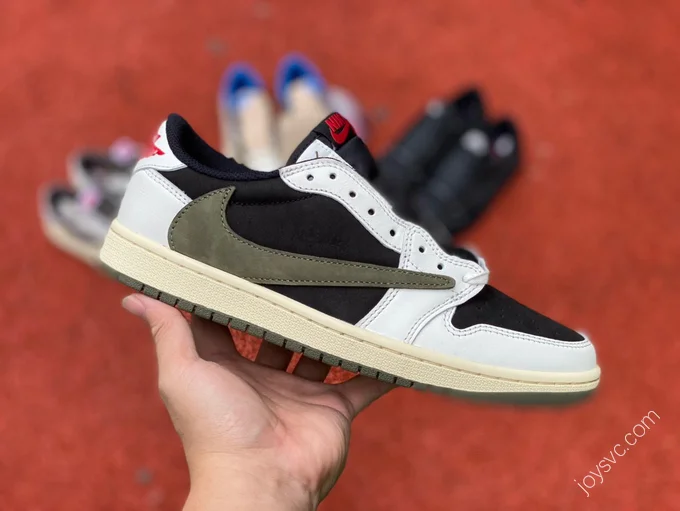 Travis Scott x Air Jordan 1 Low Olive Green DZ4137