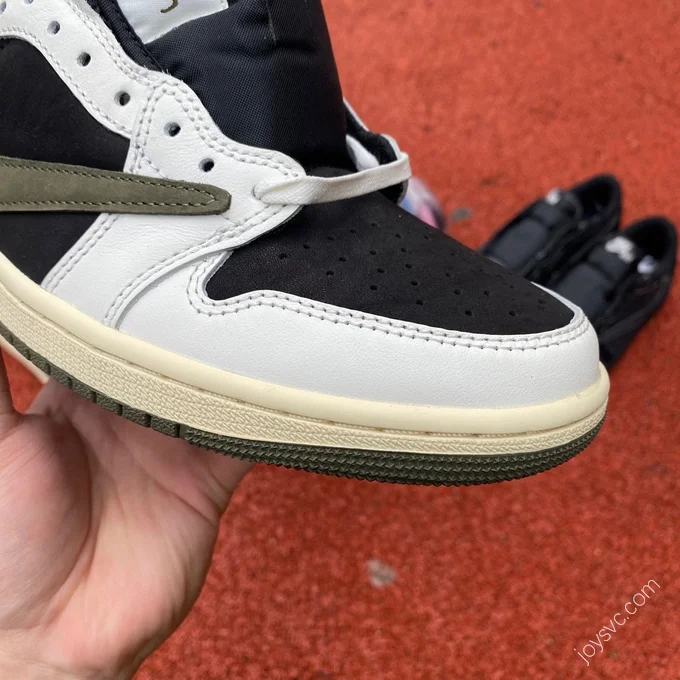 Travis Scott x Air Jordan 1 Low Olive Green DZ4137