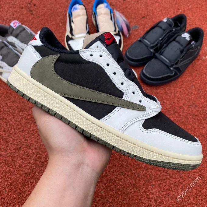 Travis Scott x Air Jordan 1 Low Olive Green DZ4137