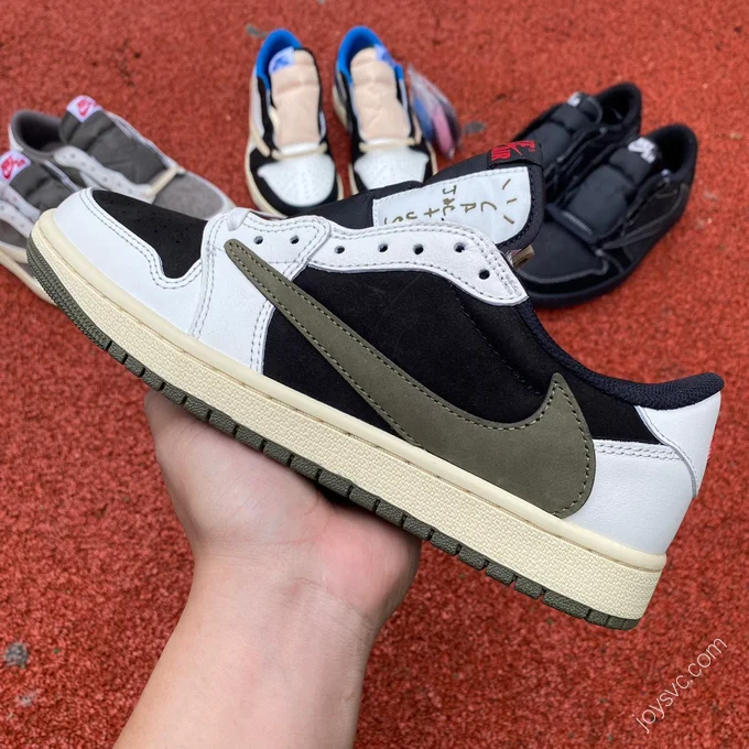 Travis Scott x Air Jordan 1 Low Olive Green DZ4137