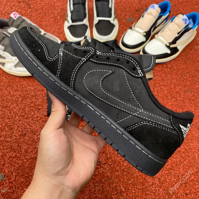 Travis Scott x Air Jordan 1 Low Black Phantom DM7