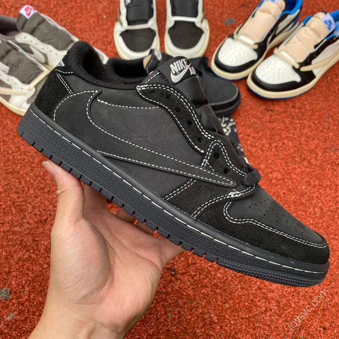 Travis Scott x Air Jordan 1 Low Black Phantom DM7