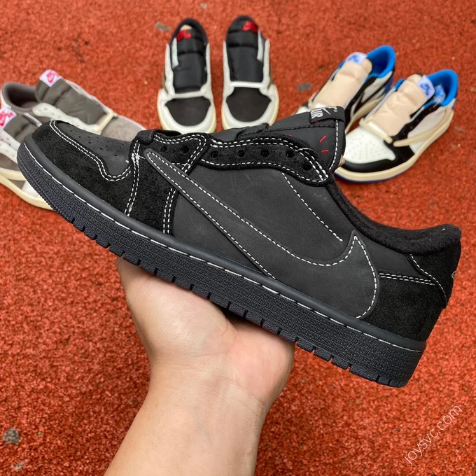 Travis Scott x Air Jordan 1 Low Black Phantom DM7