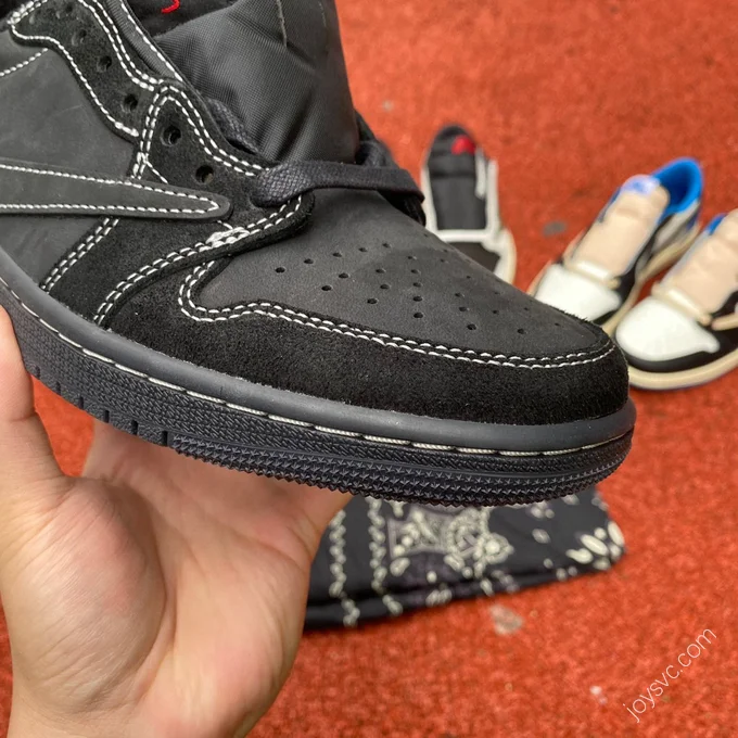 Travis Scott x Air Jordan 1 Low Black Phantom DM7